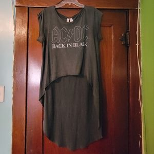 AC/DC Back in Black High-Low Top